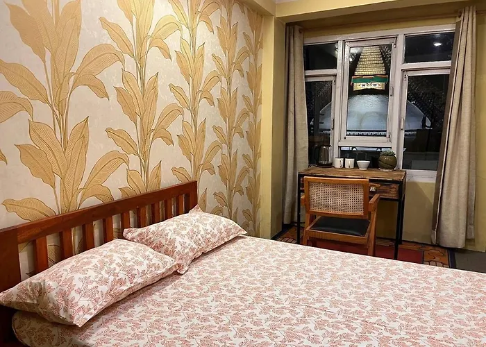 Bedroom With Balcony And Boudha Stupa View *