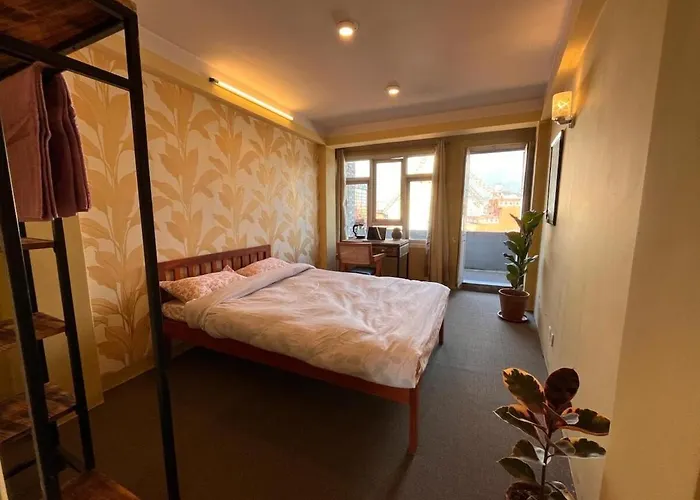 Bedroom With Balcony And Boudha Stupa View *